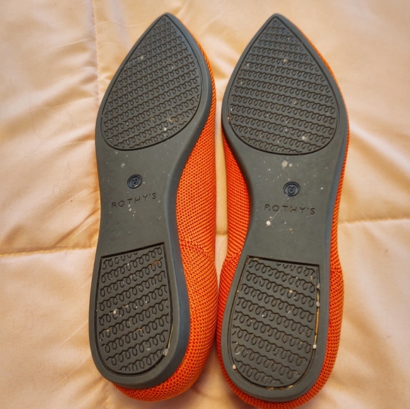 Rothy's the Point Persimmon EUC size 7.5 - Picture 3 of 4